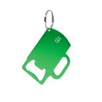 sleutelhanger opener recycled aluminium berman - groen