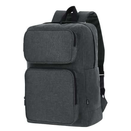 rugzak met laptop en tabletvak necco - grijs