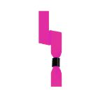 armband aanpasbaar en met veiligheidssluiting clas - roze