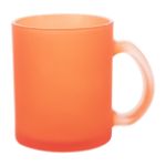 frosted mok 300 ml - oranje