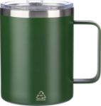 recycled roestvrijstalen dubbelwandige mok 300 ml - groen
