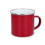 emaille mok 350 ml - rood