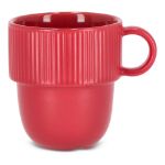 sagaform inka mok met oor 270 ml - rood