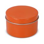 kirtan plantaardige geurkaars in groot gerecycled - oranje