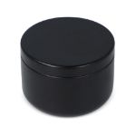 asana plantaardige kaars in gerecycled blik - zwart