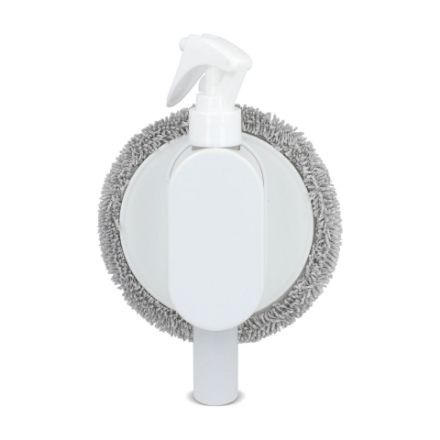 2-in-1 spray en schoonmaakdoek - wit