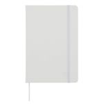 notitieboek a5 pu met fsc-puntraster pagina's - wit