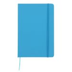 notitieboek a5 pu met fsc-puntraster pagina's - licht blauw