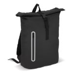 pu-gecoat r-pet 600d rolltop rugzak 20 liter - zwart