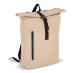 pu-gecoat r-pet 600d rolltop rugzak 20 liter - ecru