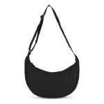 pu-gecoat r-pet 600d halve maan sling tas - zwart