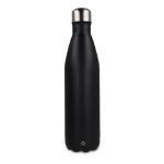 swing drinkfles in recycled roetsvrij staal 750 ml - zwart