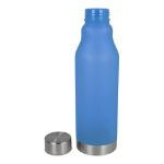 r-pet drinkfles mat 600 ml - blauw