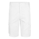 stretch bermuda met meerdere zakken maten 34-60 - wit