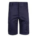 stretch bermuda met meerdere zakken maten 34-60 - blauw