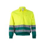 tweekleurig twill jack maten 4xl-5xl - 