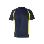 tweekleurig technisch t-shirt maat s-3xl - 