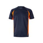 tweekleurig technisch t-shirt maat s-3xl - 