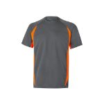 tweekleurig technisch t-shirt maat s-3xl - 