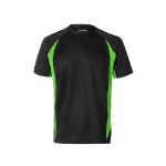tweekleurig technisch t-shirt maat s-3xl - 
