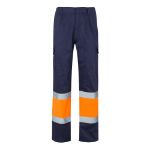 tweekleurige keperstof broek maat 4xl-5xl - 