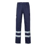 keperbroek met meerdere zakken maat s-3xl - blauw