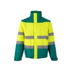 tweekleurig gewatteerd jack (180g/m2) maat s-3xl - 