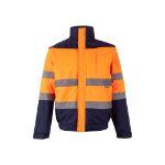 tweekleurig gewatteerd jack (180g/m2) maat s-3xl - 