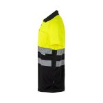 tweekleurige polo met korte mouwen maten 4xl-5xl