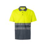 tweekleurige polo met korte mouwen maten 4xl-5xl - 
