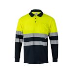 tweekleurige polo (160g/m2) meten 4xl-5xl - 