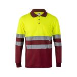 tweekleurige polo (160g/m2) meten 4xl-5xl - 