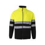 tweekleurig fleecejack (280g/m2) maten 4xl-5xl - 