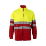 tweekleurig fleecejack (280g/m2) maten 4xl-5xl - 
