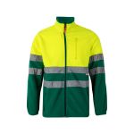 tweekleurig fleecejack (280g/m2) maten 4xl-5xl - 
