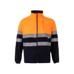 tweekleurig fleecejack (280g/m2) maten 4xl-5xl - 