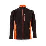 tweekleurig fleecejack maten: xs-3xl - 