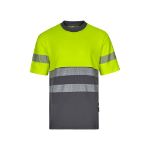 tweekleurig piqué t-shirt (150g/m2) maten: s-3xl - 