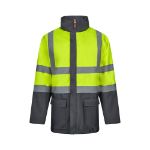 tweekleurige 4-in-1 parka (180g/m2) maten 4xl-5xl - 