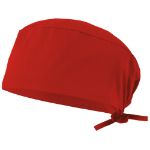 sanitaire keperstof muts één maat - rood