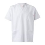 tuniek van keperstof met korte mouwen maat 2xs-4xl