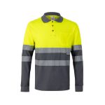 tweekleurige piqué polo (150g/m2) maten s-3xl - 