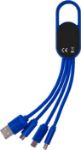 4-in-1 laadkabel idris - blauw