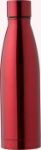 rvs dubbelwandige drinkfles marcelino 500 ml - rood