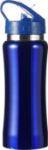 rvs fles serena 600 ml - blauw