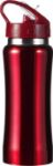 rvs fles serena 600 ml - rood
