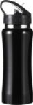 rvs fles serena 600 ml - zwart