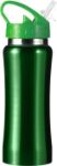 rvs fles serena 600 ml - groen