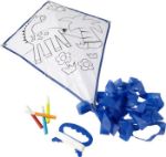 polyester (190t) vlieger lina - blauw