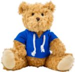 pluche teddybeer monty - blauw